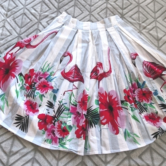 Rockabilly Tropical Skirt - Picture 2 of 2